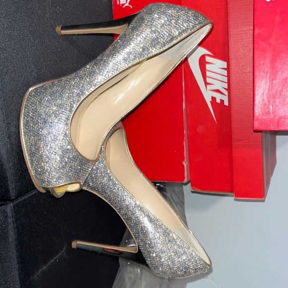 Guess Shoes - Brand new , never worn Guess sparkly high heels